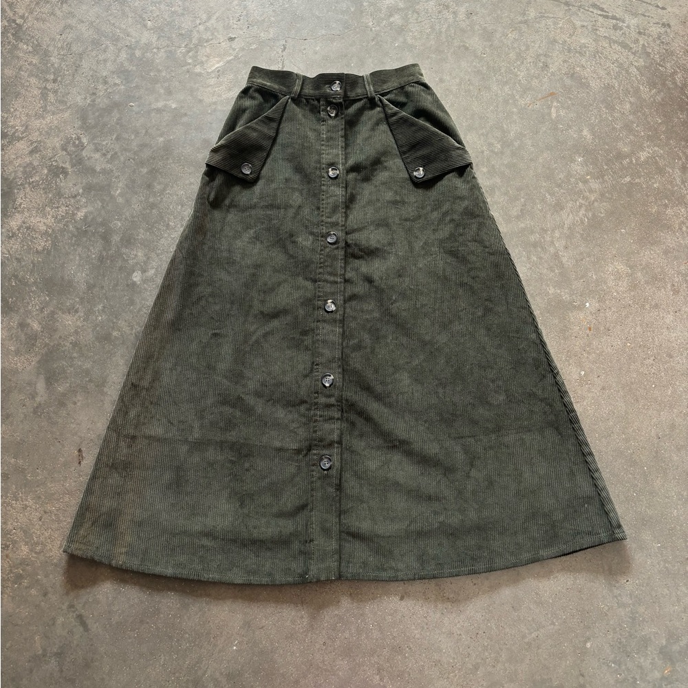 8 by Yoox corduroy maxi skirt